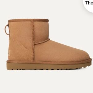 Ugg Classic Mini Brown Suede Boot Size 8 Chesnut